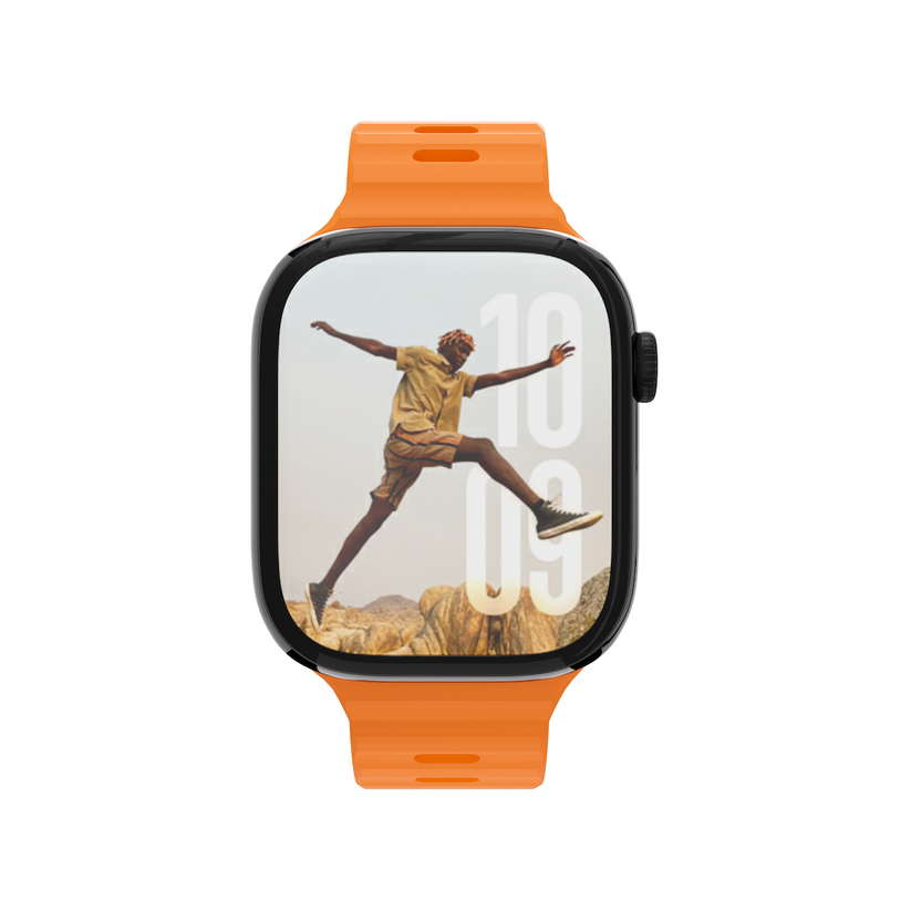 NEXT ONE SILICONE ACTIVE BAND FOR APPLE WATCH 40/42MM | ORANGE - iSTYLE BG
