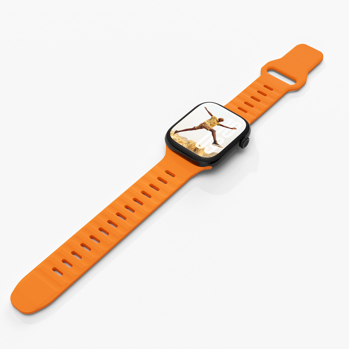 NEXT ONE SILICONE ACTIVE BAND FOR APPLE WATCH 40/42MM | ORANGE - iSTYLE BG