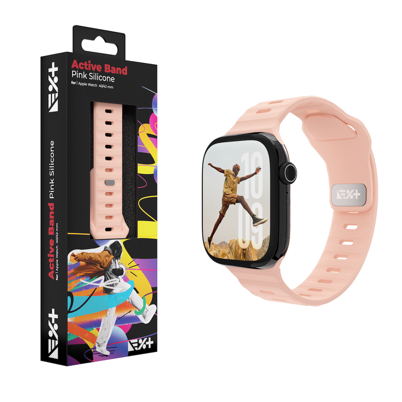 NEXT ONE SILICONE ACTIVE BAND FOR APPLE WATCH 40/42MM | PINK - iSTYLE BG