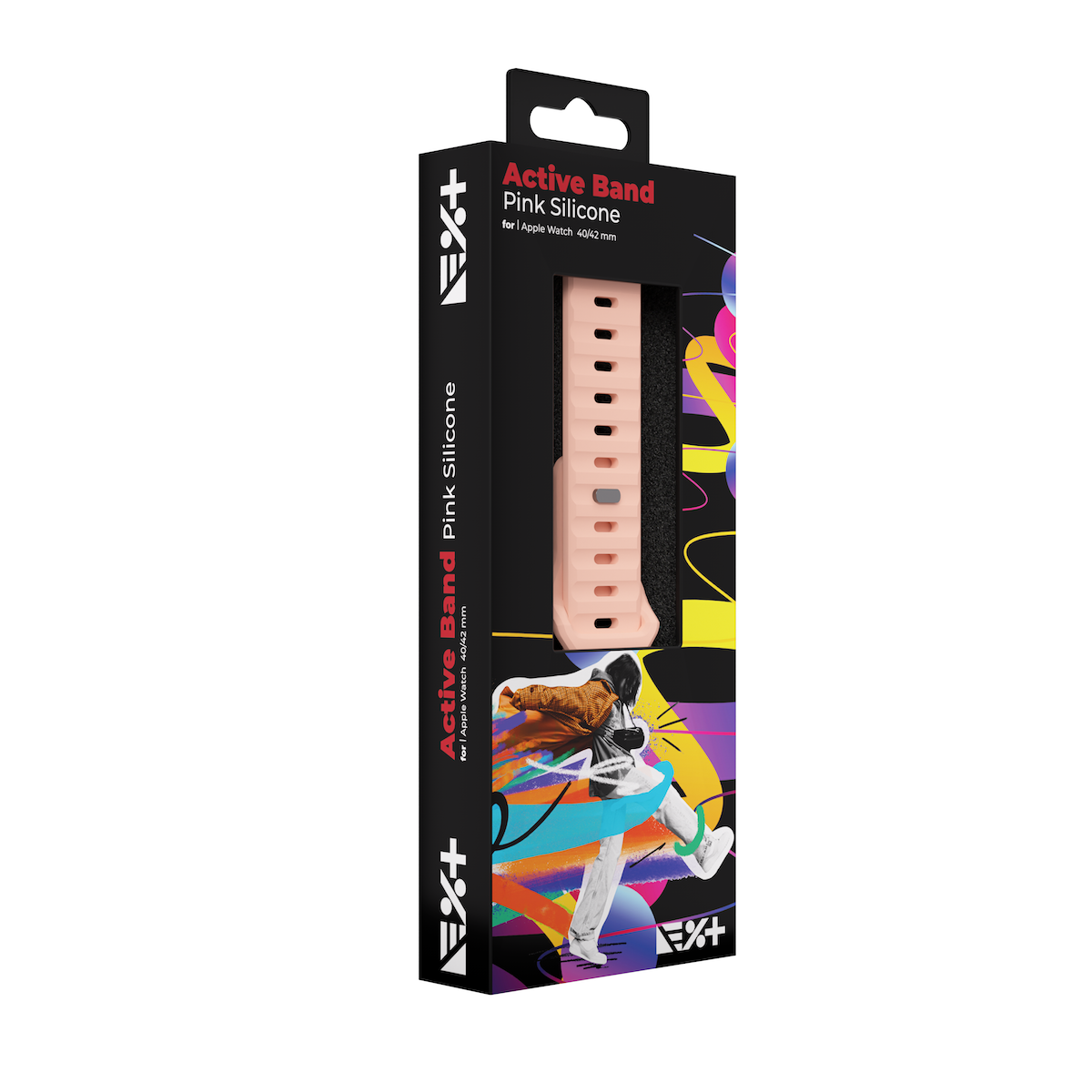 NEXT ONE SILICONE ACTIVE BAND FOR APPLE WATCH 40/42MM | PINK - iSTYLE BG