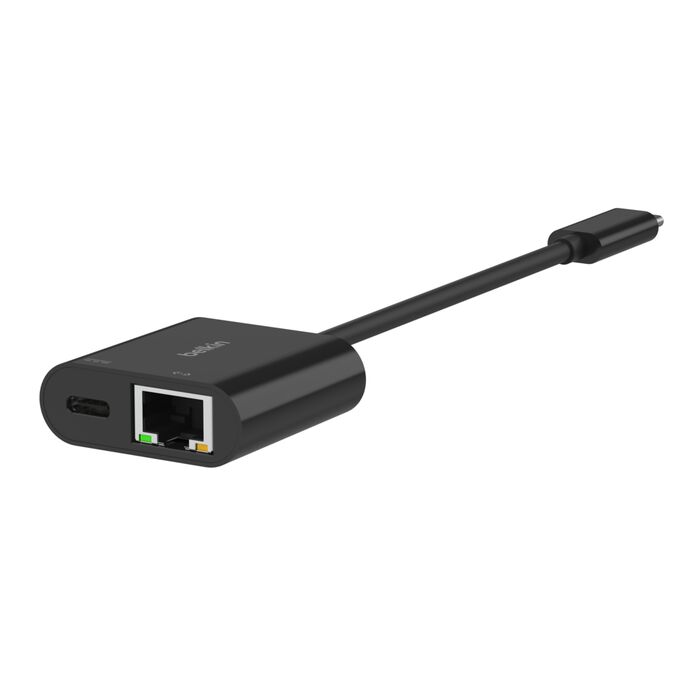 Belkin Connect USB-C to Ethernet + Charge Adapter 100W - Black