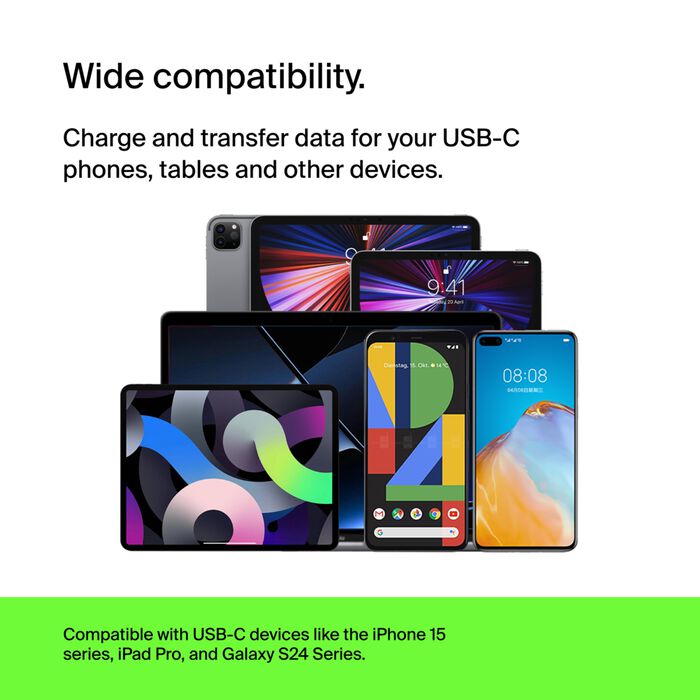 Плетен кабел USB-C към USB-A (1м Черен) - iSTYLE BG
