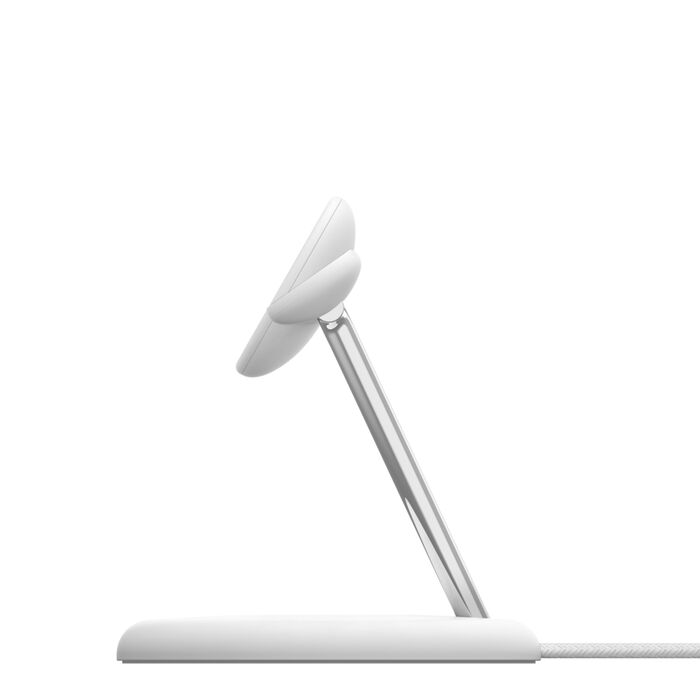 Belkin BOOST CHARGE 3-in-1 Magnetic Wireless Charging Stand with Qi2 15W - White