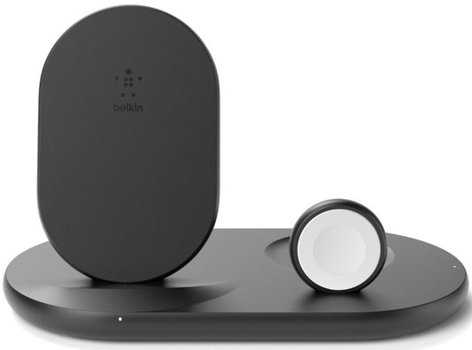 Belkin BOOST CHARGE 3-in-1 Wireless Charger for Apple Devices - Black - iSTYLE BG