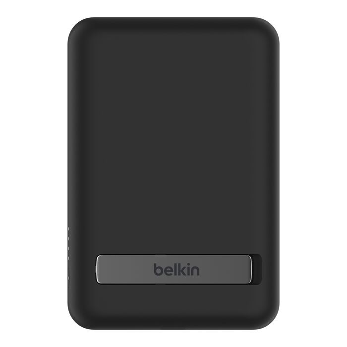 Belkin BOOSTCHARGE Magnetic Wireless Power Bank with kick stand 5,000mAh - Black - iSTYLE BG