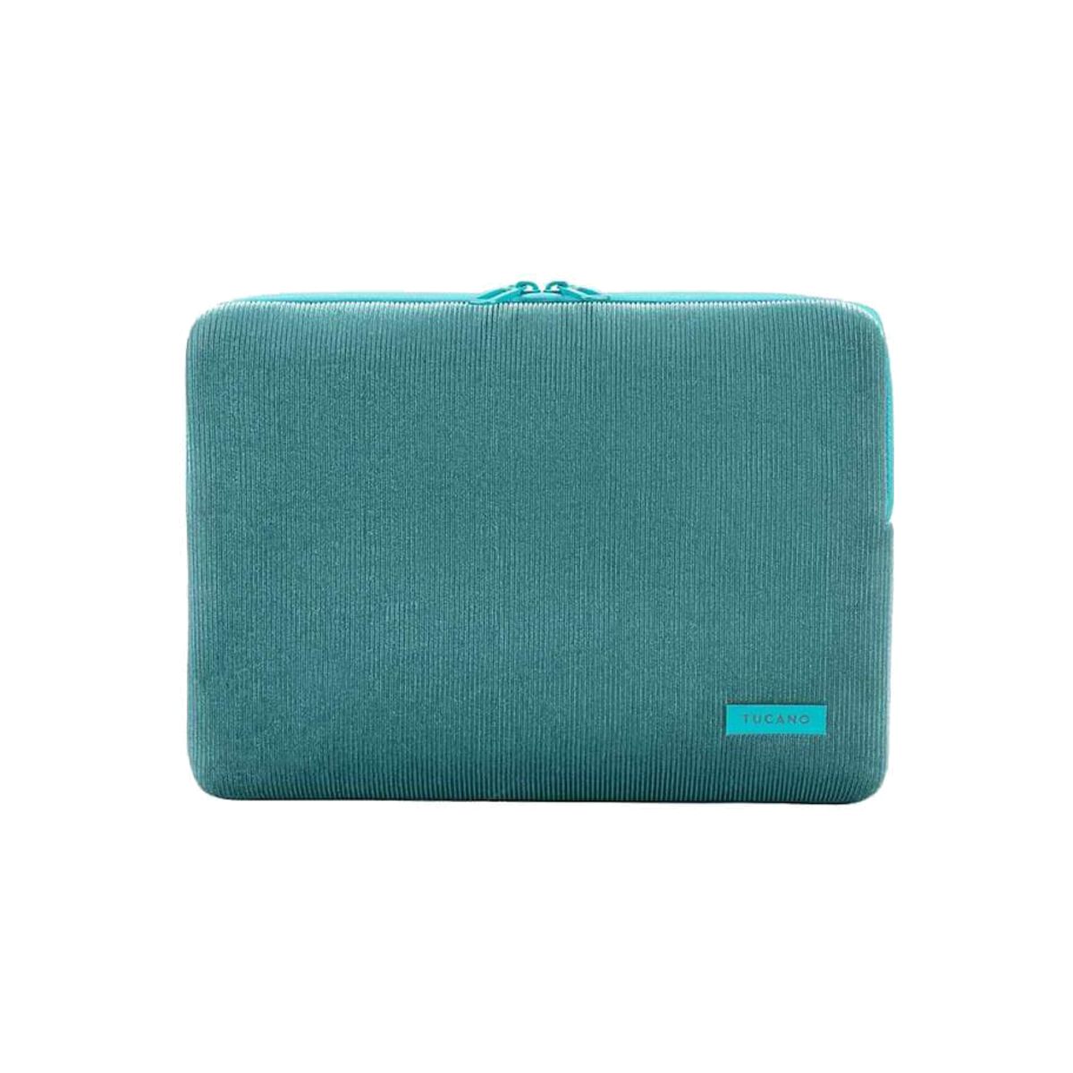 Tucano Velluto 13inch Case Stretchy neoprene & corduroy cover MacBook Pro/Air 13inch & Laptop 12inch - Petrol Blue - iSTYLE BG