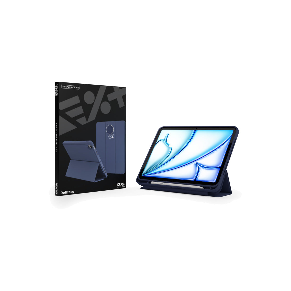 NEXT ONE BLUE ROLLCASE FOR IPAD AIR 11" M2 - iSTYLE BG