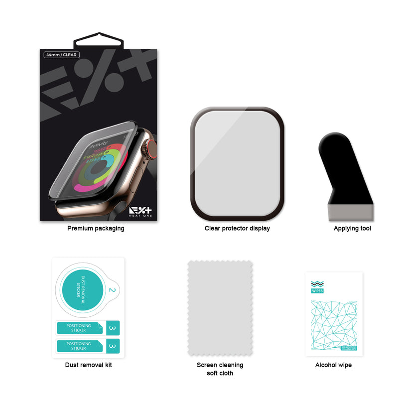 3Д Протектор за Apple Watch 44 mm от NEXT ONE - iSTYLE BG