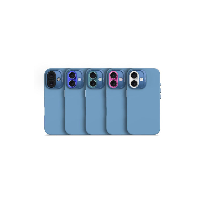 Кейс за iPhone 16 от Decoded - AntiMicrobial - син - iSTYLE BG