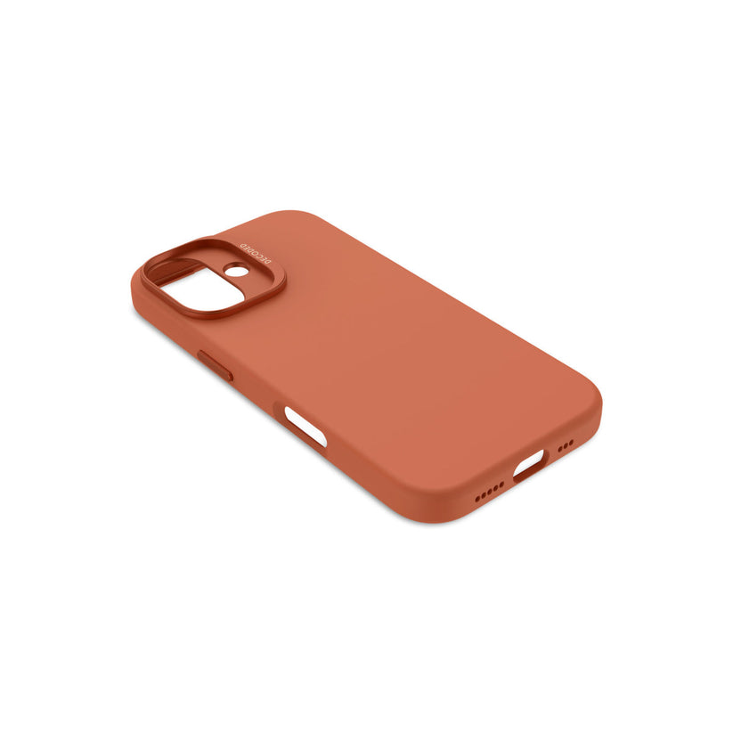 Кейс за iPhone 16 от Decoded - AntiMicrobial - оранжев - iSTYLE BG