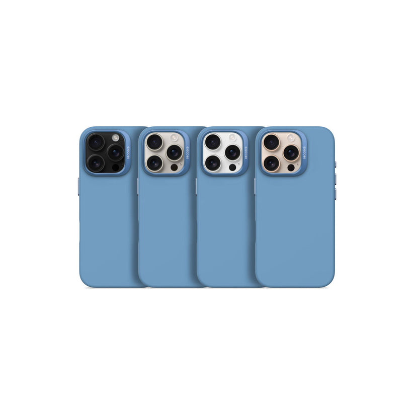 Кейс за iPhone 16 Pro от Decoded - AntiMicrobial - син - iSTYLE BG