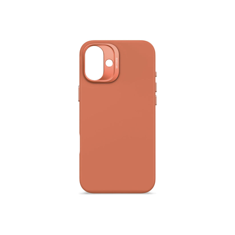 Кейс за iPhone 16 Plus от Decoded - AntiMicrobial - оранжев - iSTYLE BG