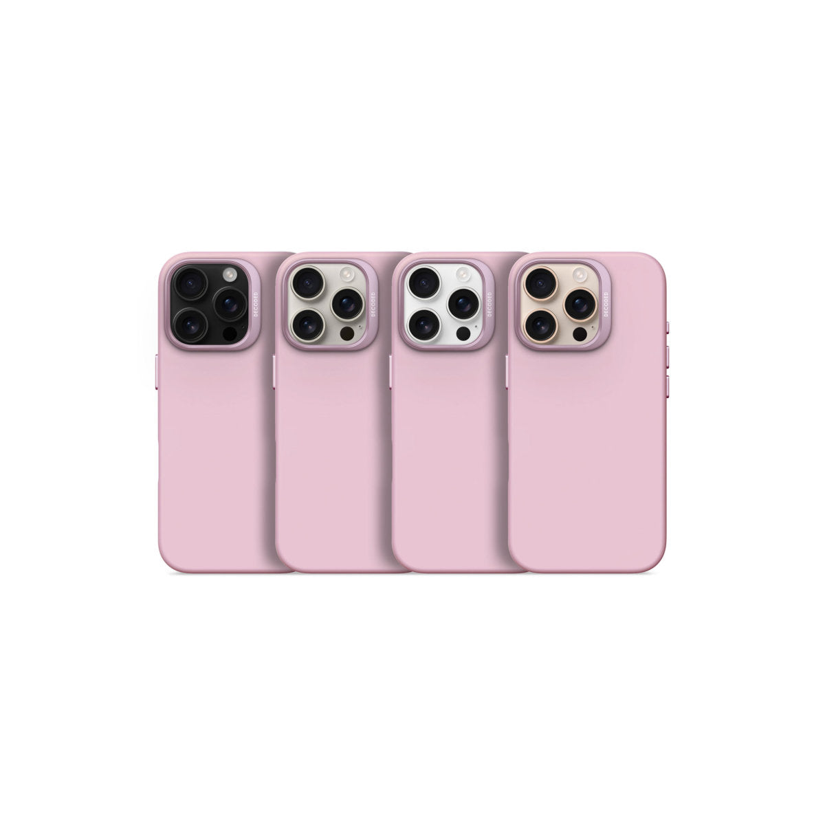 Кейс за iPhone 16 Pro Max от Decoded - AntiMicrobial - розов - iSTYLE BG