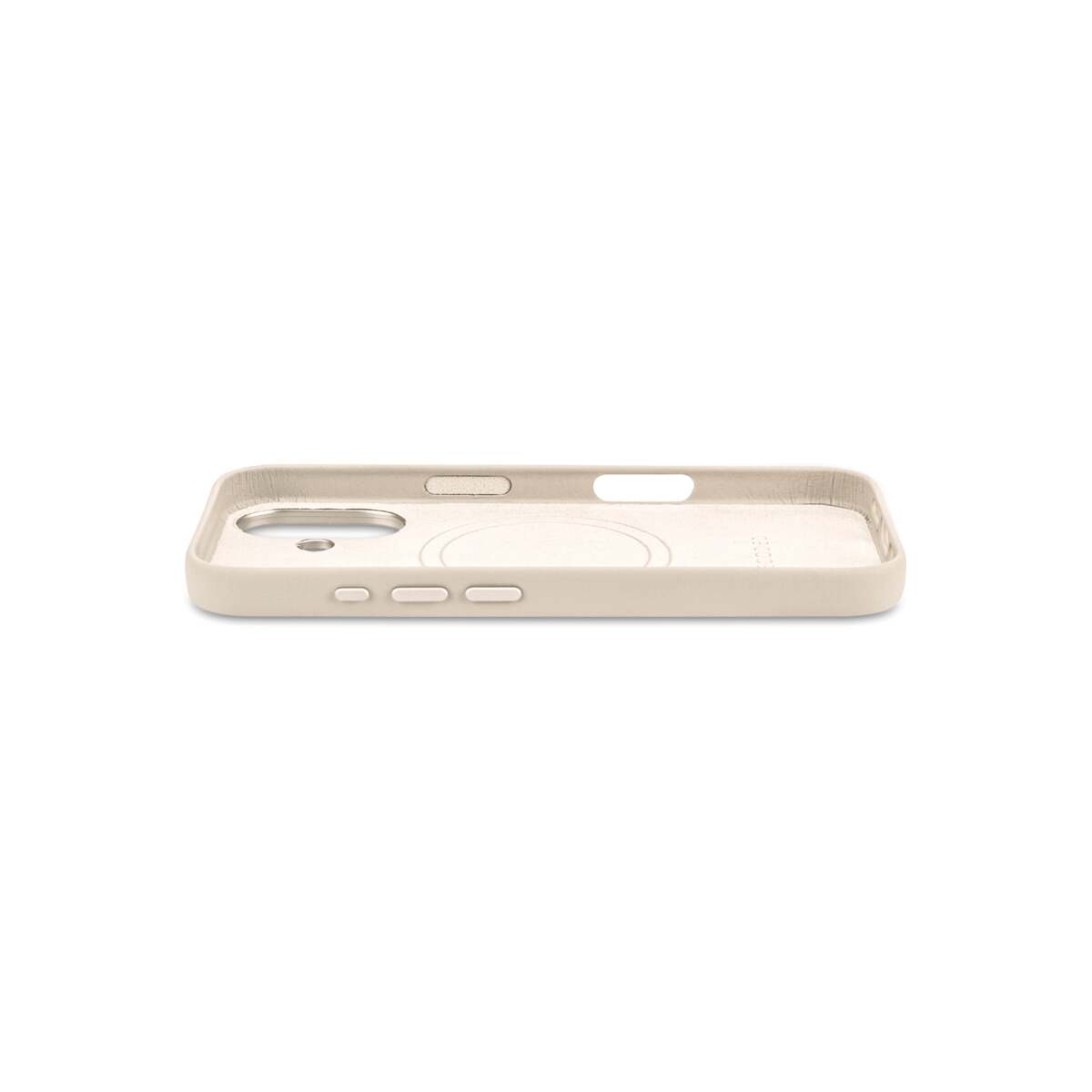 Кейс от Decoded - Backcover от еко кожа за iPhone 16 бежов - iSTYLE BG