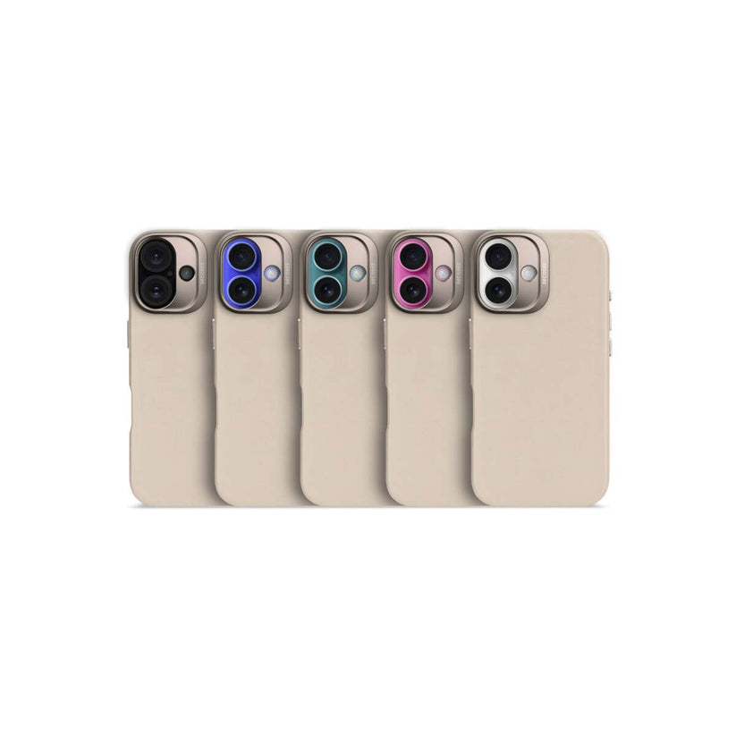 Кейс от Decoded - Backcover от еко кожа за iPhone 16 бежов - iSTYLE BG