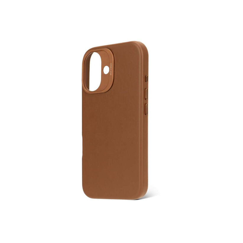 Кейс от Decoded - Backcover от еко кожа за iPhone 16 кафяв - iSTYLE BG