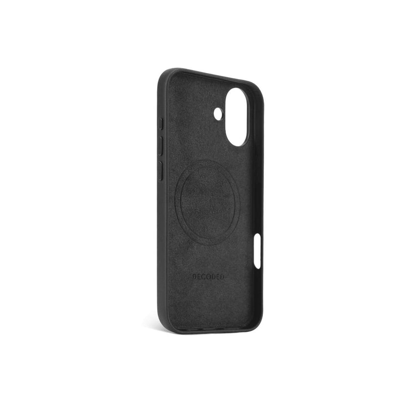 Кейс от Decoded - Backcover от еко кожа за iPhone 16 Plus черен - iSTYLE BG