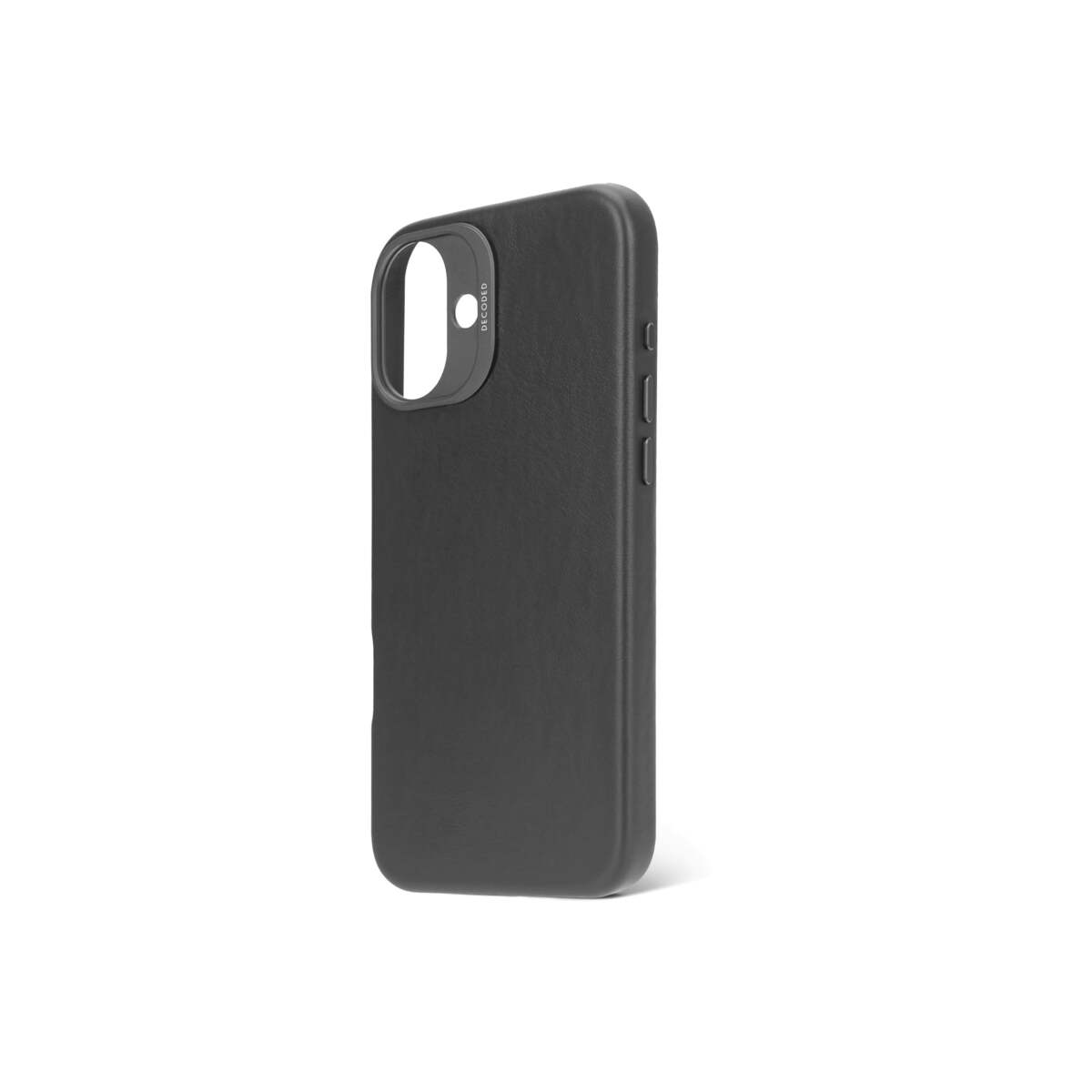 Кейс от Decoded - Backcover от еко кожа за iPhone 16 Plus черен - iSTYLE BG