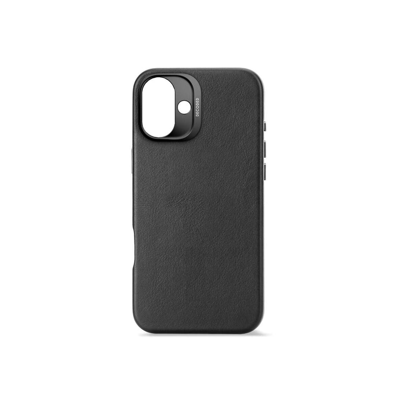 Кейс от Decoded - Backcover от еко кожа за iPhone 16 Plus черен - iSTYLE BG