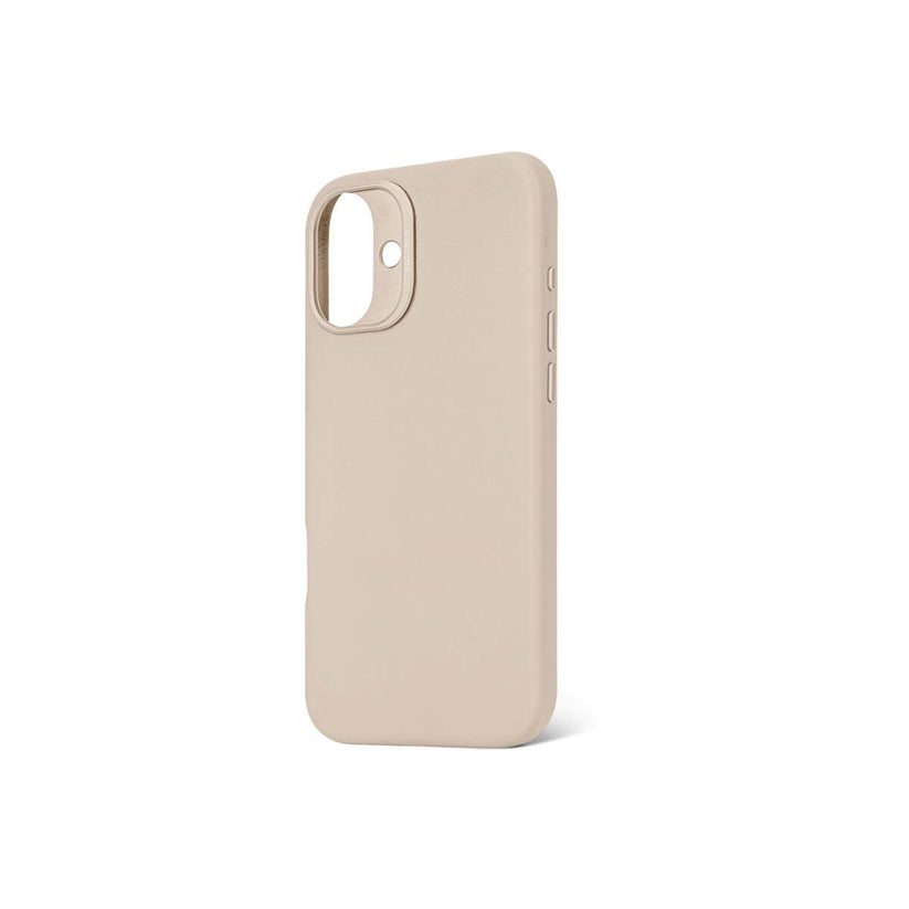 Кейс от Decoded - Backcover от еко кожа за iPhone 16 Plus бежов - iSTYLE BG