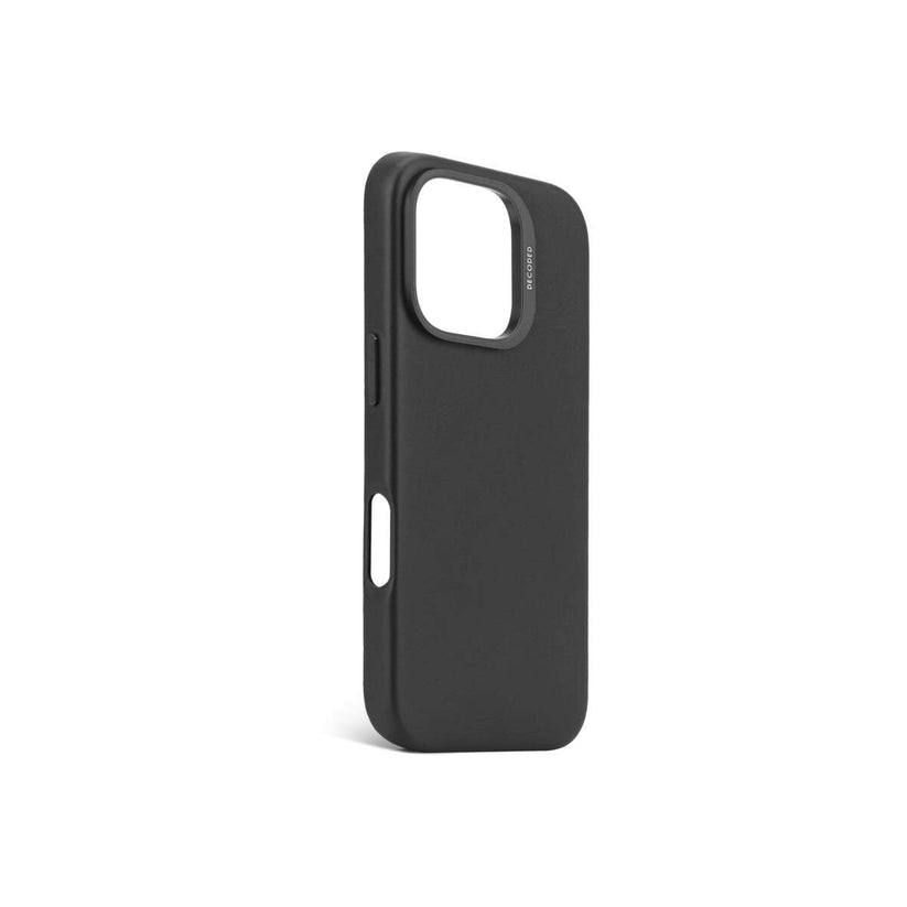 Кейс от Decoded - Backcover от еко кожа за iPhone 16 Pro черен - iSTYLE BG