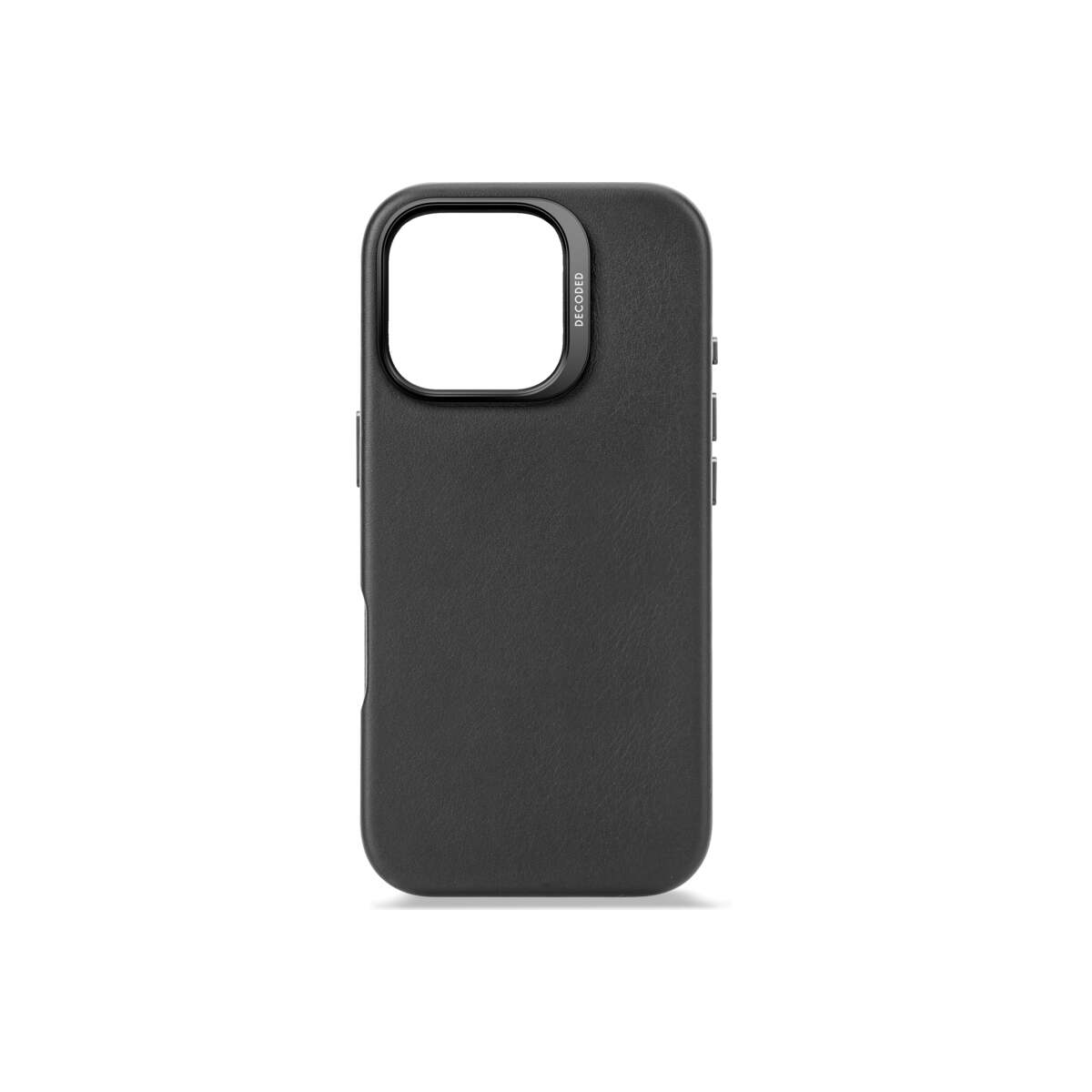 Кейс от Decoded - Backcover от еко кожа за iPhone 16 Pro черен - iSTYLE BG