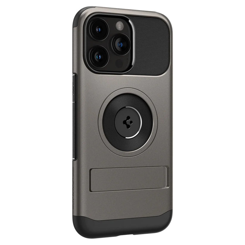 Spigen Slim Armor MagSafe, gunmetal - iPhone 15 Pro Max - iSTYLE BG