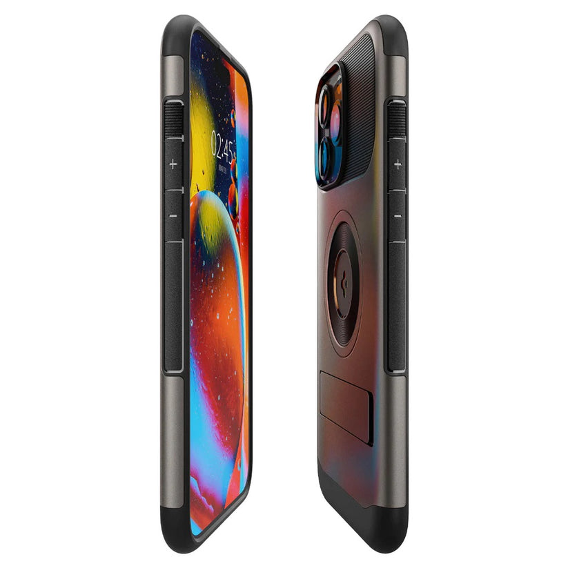 Spigen Slim Armor MagSafe, gunmetal - iPhone 15 Pro Max - iSTYLE BG