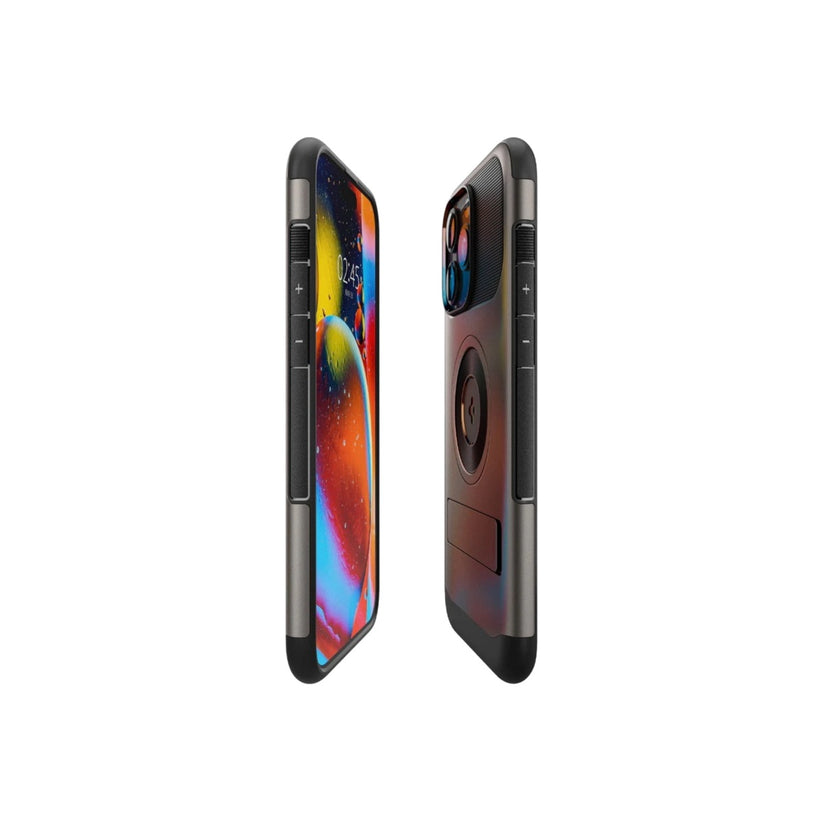 Spigen Slim Armor MagSafe, gunmetal - iPhone 15 Pro - iSTYLE BG