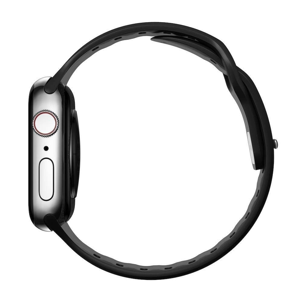 Черна силиконова каишка от Nomad - Sport Slim Strap (42,44,45мм) - iSTYLE BG