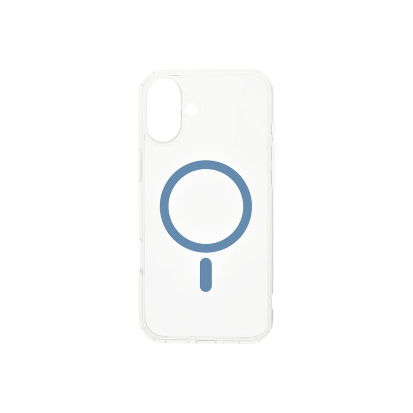 Magsafe калъф от Dviced за iPhone 16 прозрачен, син - iSTYLE BG