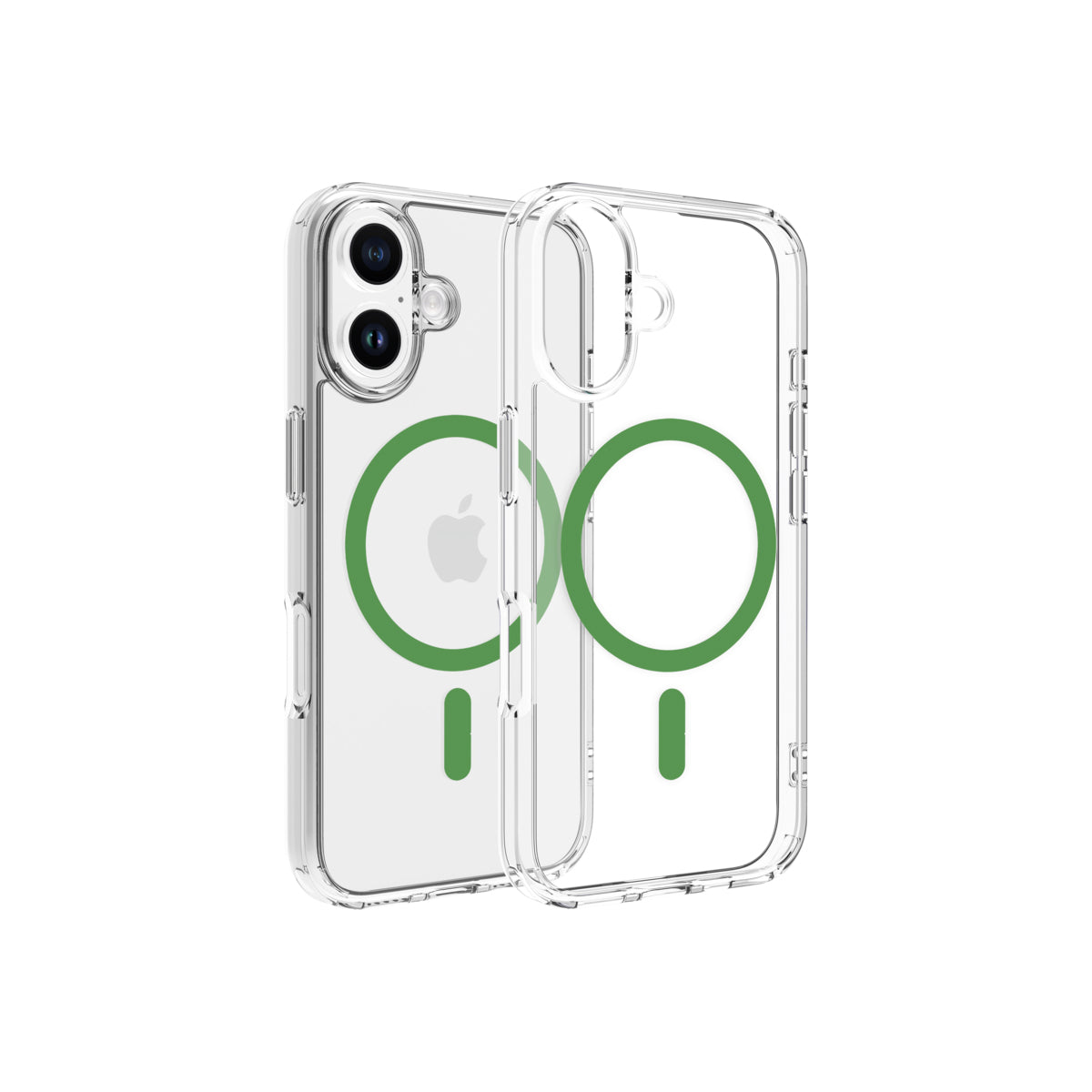 Magsafe калъф от Dviced за iPhone 16 прозрачен, зелен - iSTYLE BG