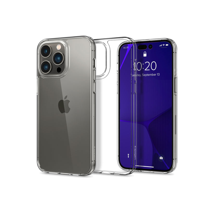 Прозрачен кейс от Spigen - Crystal Hybrid за iPhone 14 Pro - iSTYLE BG