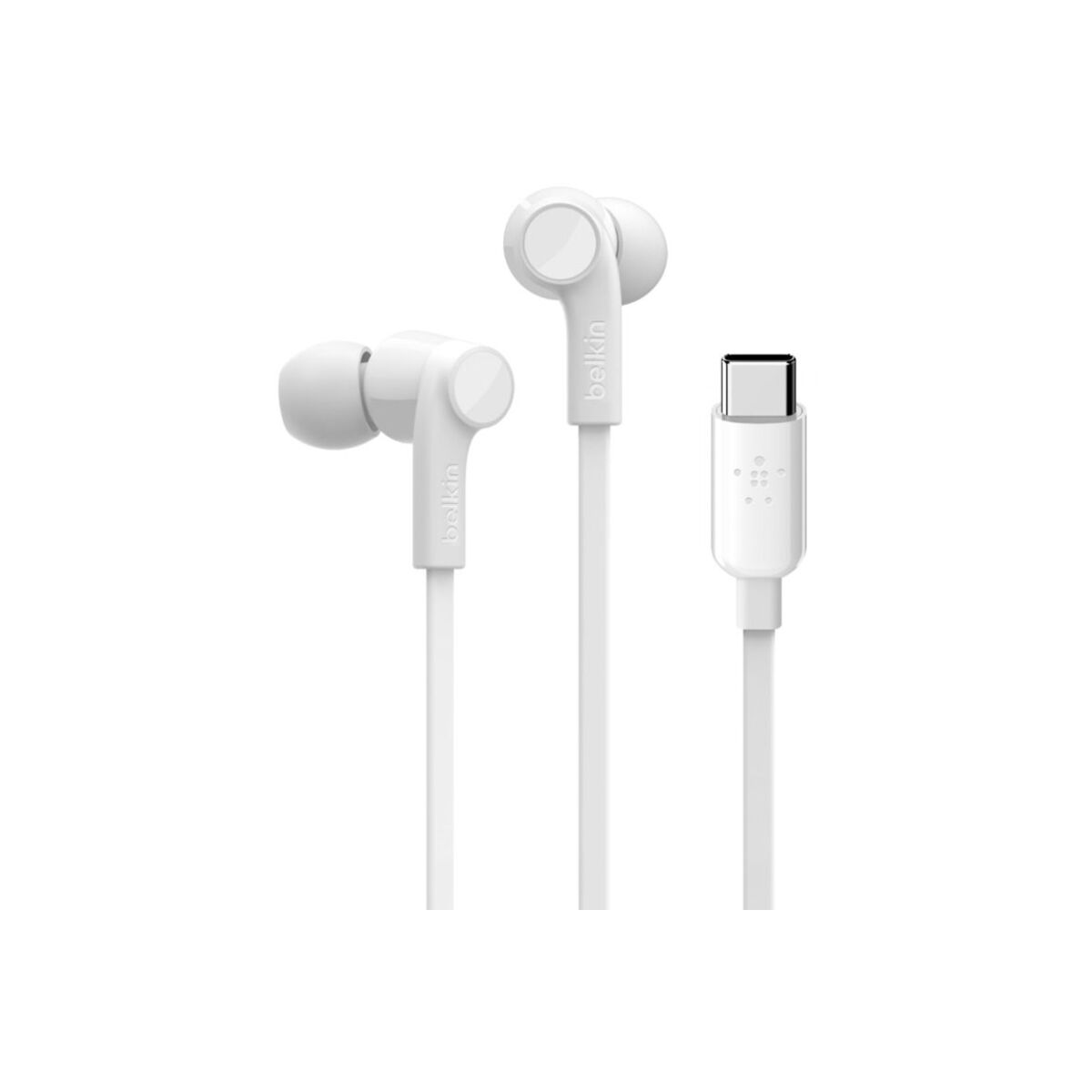 Belkin SOUNDFORM Earphones ROCKSTAR w USB-C - White