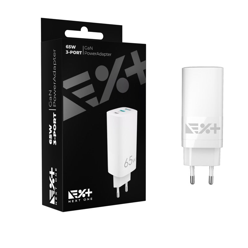 Зарядно от NEXT ONE 65W с 3 порта - iSTYLE BG