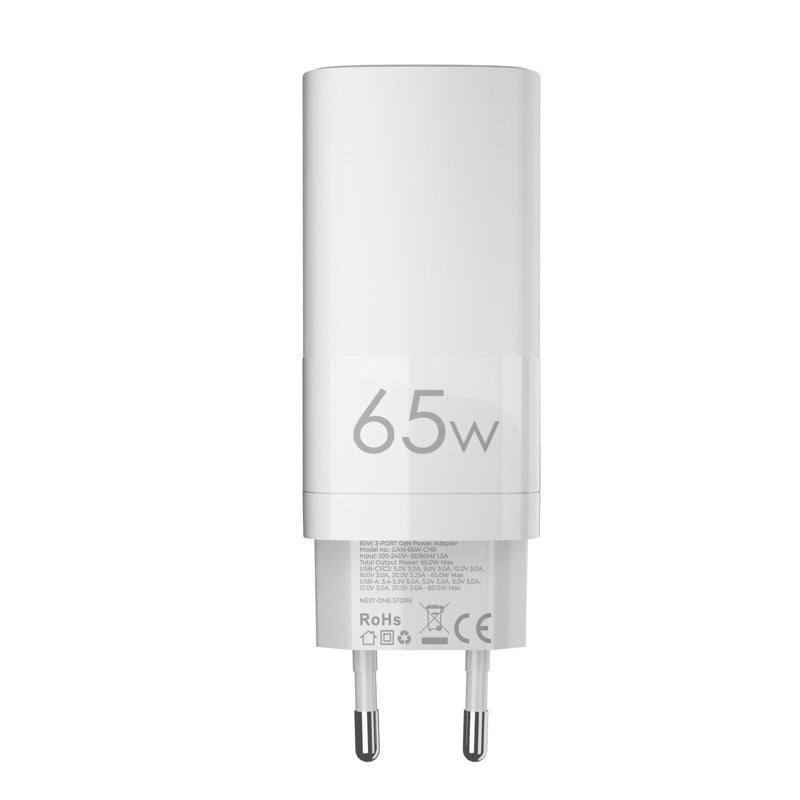 Зарядно от NEXT ONE 65W с 3 порта - iSTYLE BG