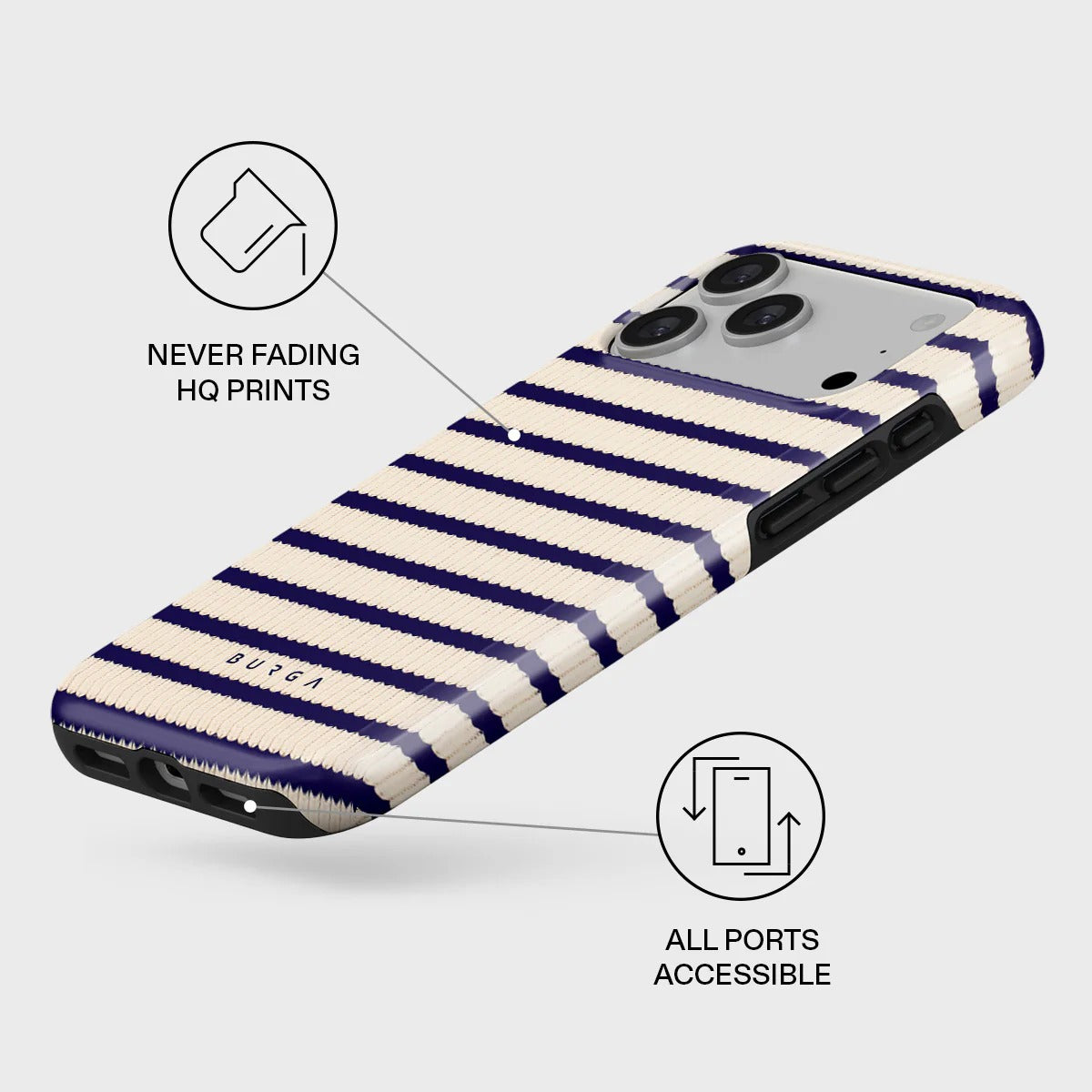 BURGA Old Money Tough Magsafe Case For iPhone 17 Pro Max