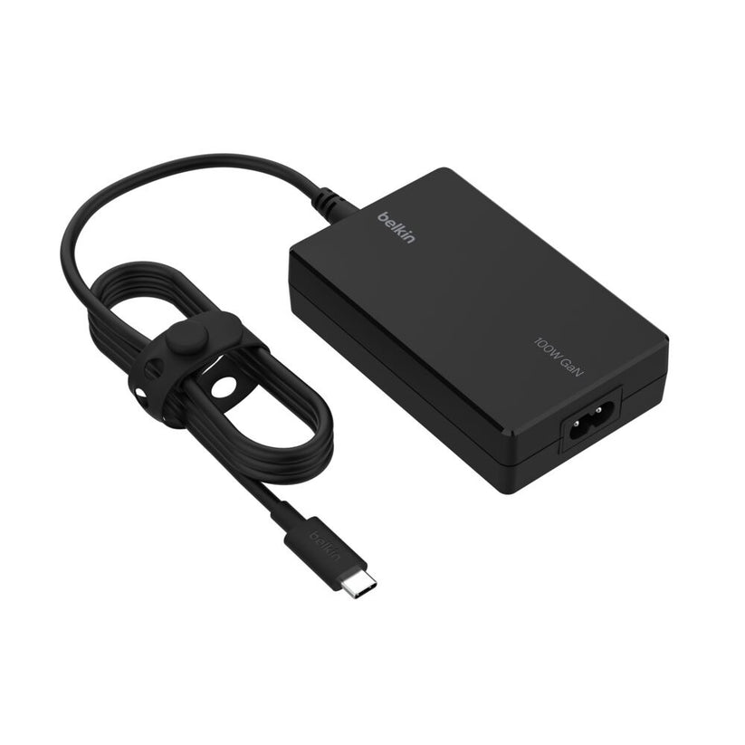 Belkin Connect USB-C Core GaN Power Adapter 100W - Black - iSTYLE.bg