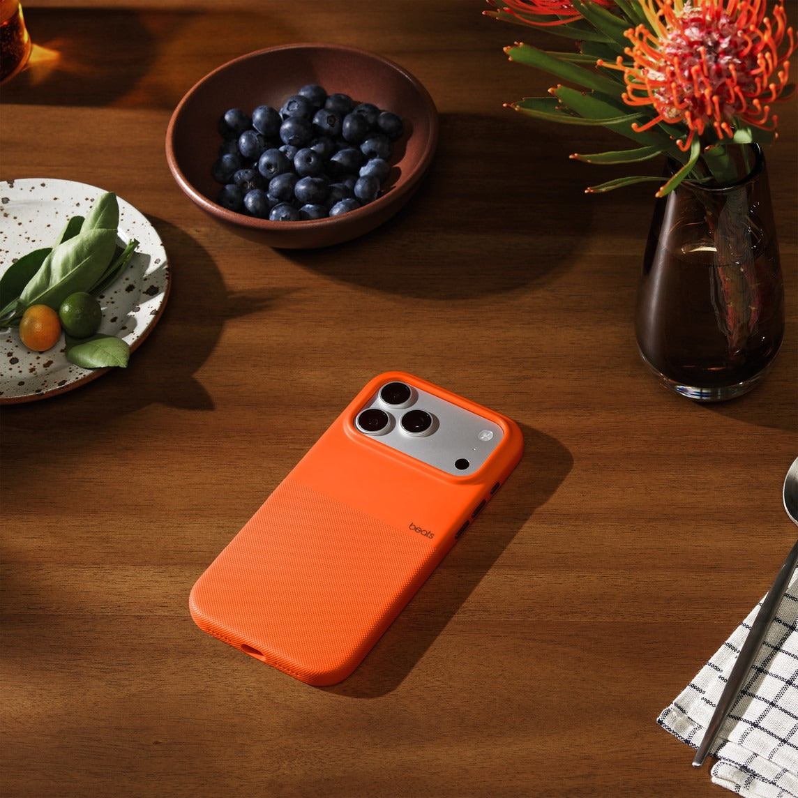 Beats iPhone 17 Pro Max Rugged Case with MagSafe and Camera Control – Sierra Orange