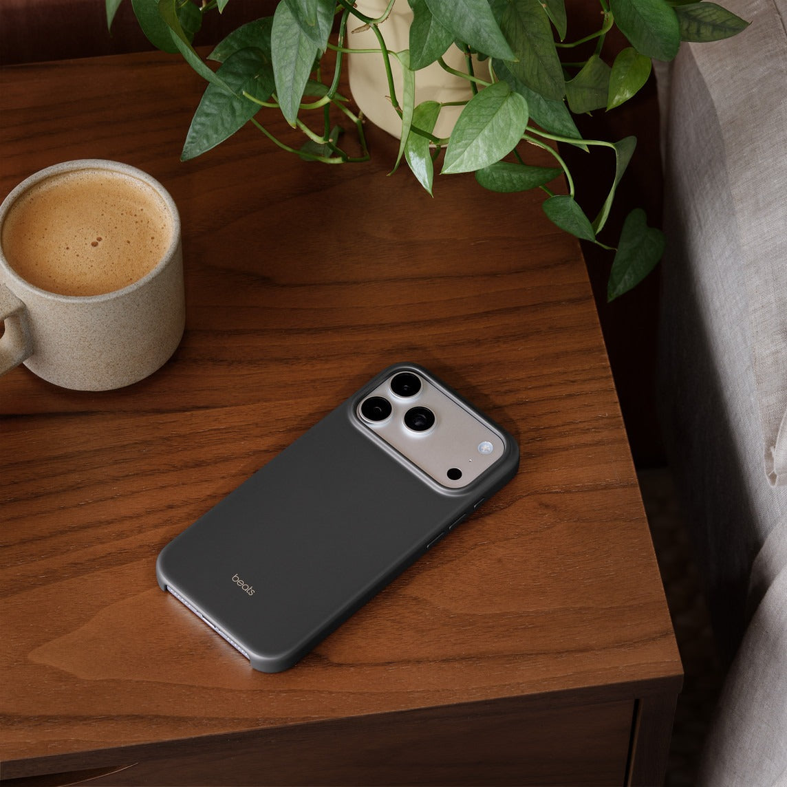 Beats iPhone 17 Pro Max Case with MagSafe and Camera Control — Granite Gray
