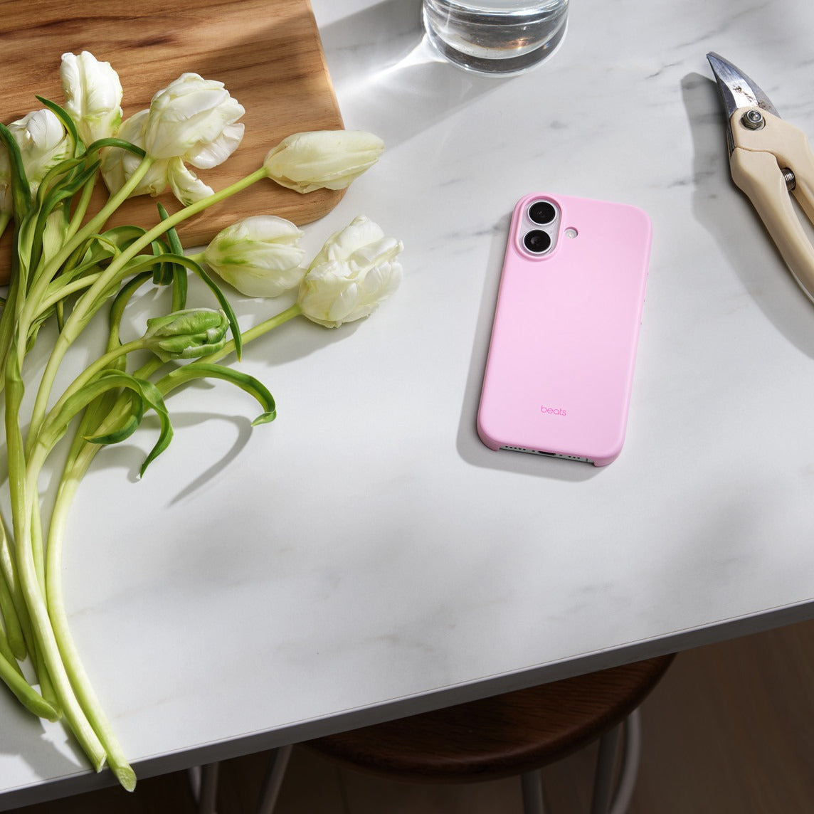 Beats iPhone 17 Case with MagSafe and Camera Control — Pebble Pink