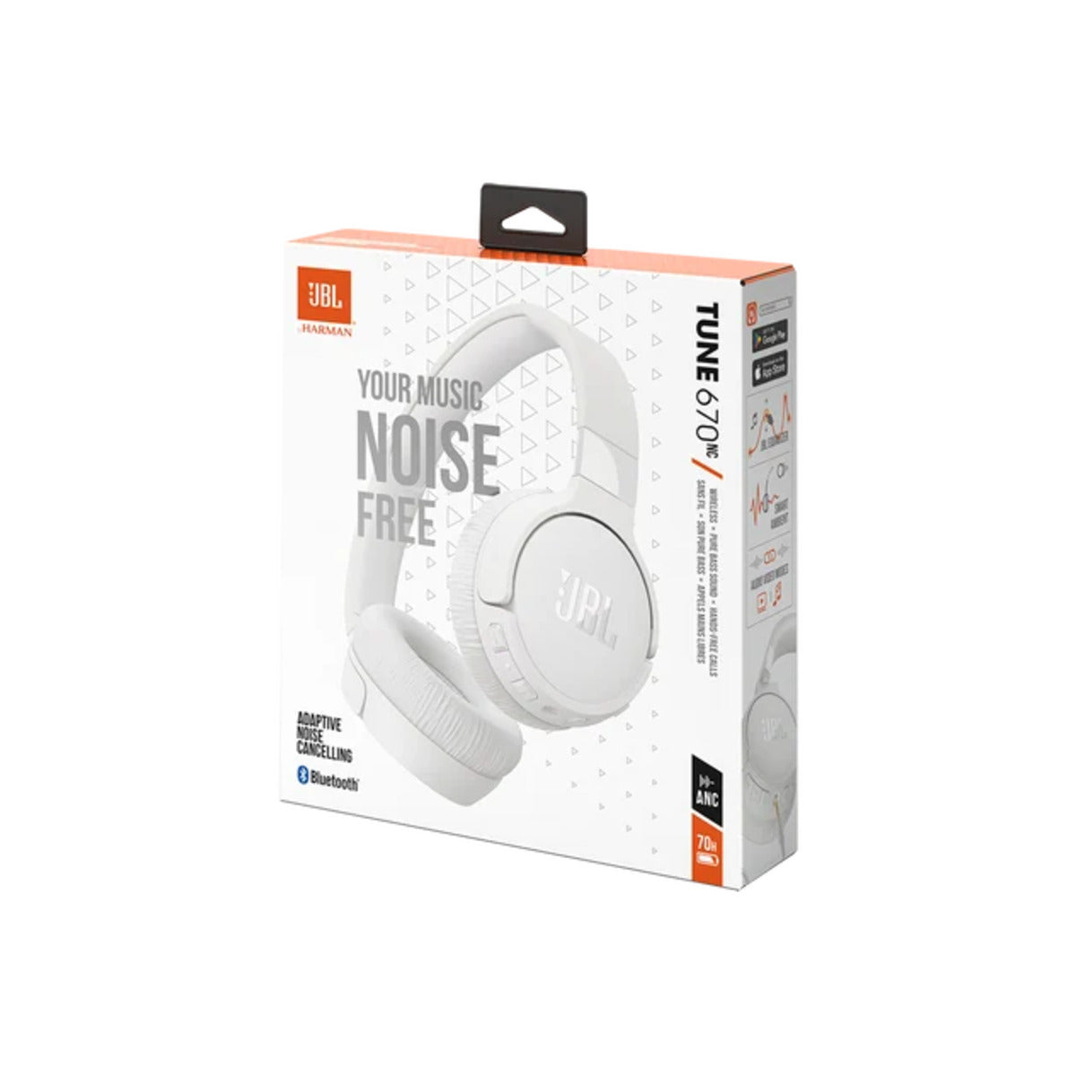 Слушалки от JBL - Tune 670NC - бели
