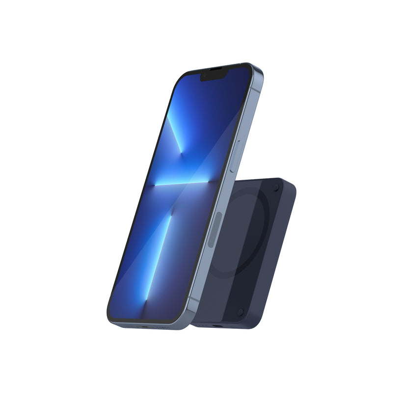 Epico 4200mAh Magnetic Wireless Power Bank - blue - iSTYLE.bg