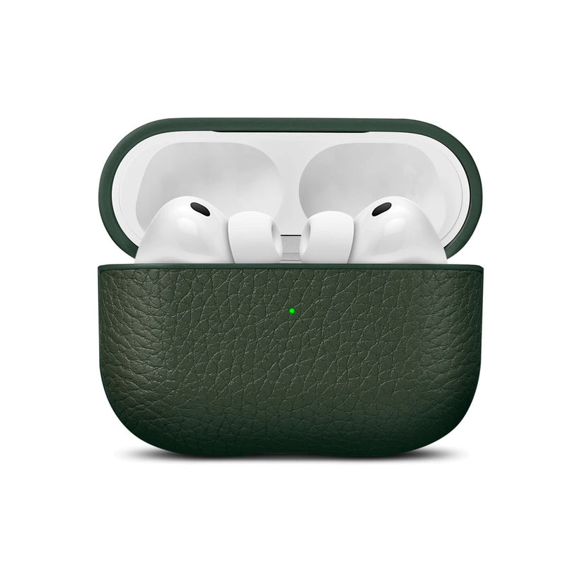 Woolnut Leather Case for AirPods Pro 3 - Green - iSTYLE.bg