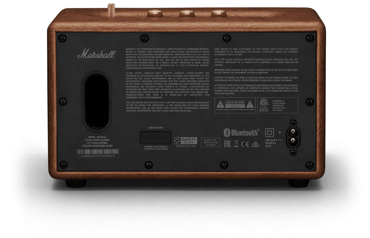 MARSHALL ACTON III BLUETOOTH BROWN