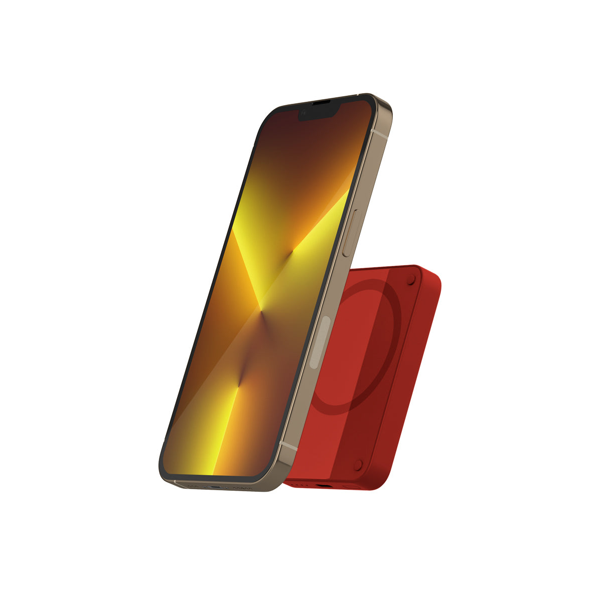 Epico 4200mAh Magnetic Wireless Power Bank - red - iSTYLE.bg