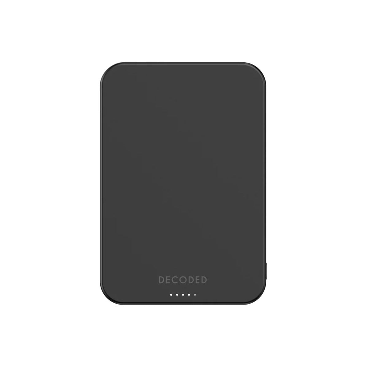 DECODED Ultra Slim Qi2 Powerbank 5000MaH Black