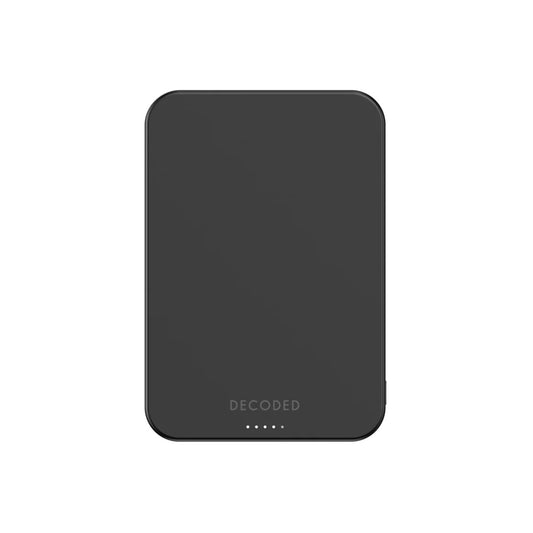 DECODED Ultra Slim Qi2 Powerbank 5000MaH Black