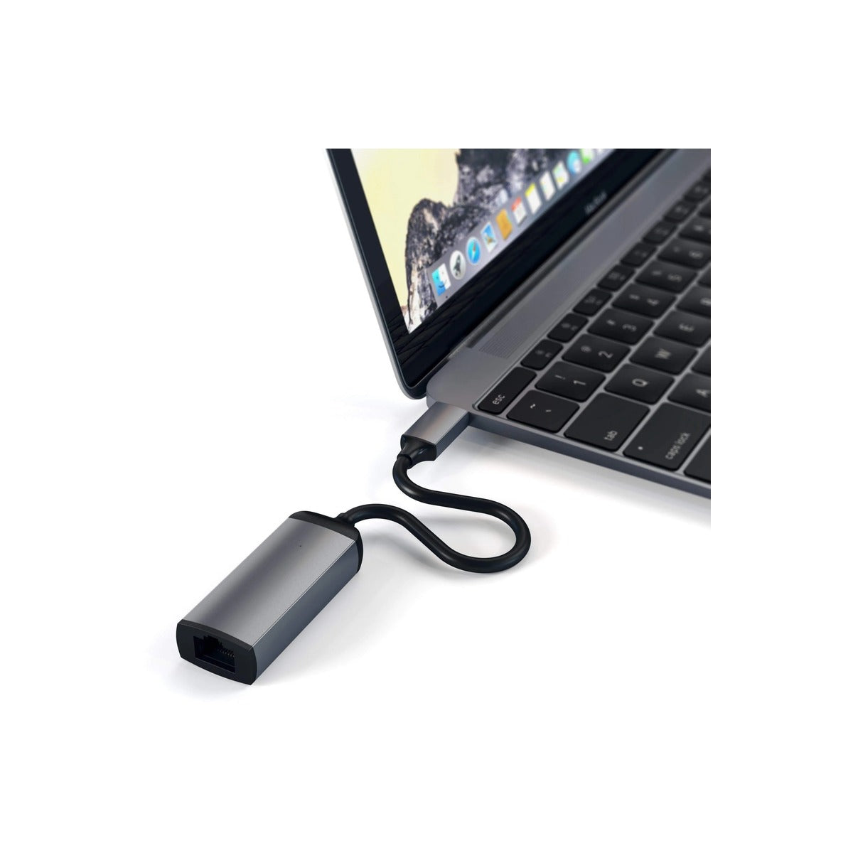 Satechi Aluminium Type-C to Ethernet Adapter - Space Grey - iSTYLE.bg