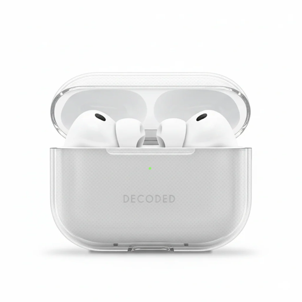 Прозрачен кейс от DECODED за AirPods Pro 3 – iSTYLE.bg